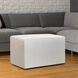 Universal Avanti White Bench with Slipcover