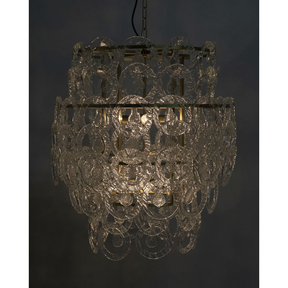 Quebec 6 Light 26 inch Antique Brass Chandelier Ceiling Light