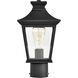 Jasper 14 inch Matte Black Post Lantern