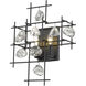 Garroway 2 Light 13.5 inch Matte Black Wall Sconce Wall Light