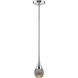 Luna II 1 Light 4.75 inch Nickel Pendant Ceiling Light
