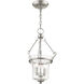 Cortland 2 Light 11 inch Brushed Nickel Pendant Ceiling Light