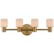 Harlowe LED 26 inch Winter Brass Bath Vanity Light Wall Light