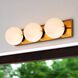 Parkview LED 24 inch Satin Brass Bathroom Light Wall Light
