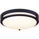 Gilda LED 13 inch Black Flush Mount Ceiling Light