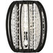 Caesar 1 Light 10 inch Carbon Wall Sconce Wall Light