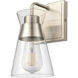 Brookville Vanity Light Wall Light in Satin Nickel