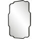 Casmus 36 X 24 inch Matte Black Wall Mirror