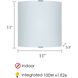 Grafik 1 Light 11 inch Chrome Ceiling Light