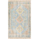 Sabene 48 X 27 inch Sky Blue/Burnt Orange/Lime/Navy/Dark Green/White Rugs