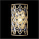 Windsor Sconce Wall Light in French Gold and Matte Black