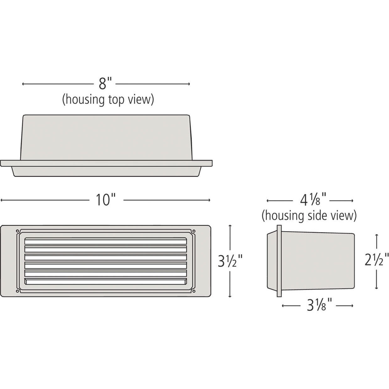 Isaac 120v 4.50 watt Bronze Landscape Brick Light