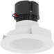 Pearl Warm White Reflector / Warm White Flange LED Round Retrofit Reflector in 3000K, 4" Retrofit