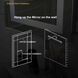 Riven 30 X 18 inch White LED Mirror