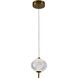 Canada Pendant Ceiling Light in Brass