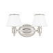 Richmond 2 Light 14.5 inch Polished Nickel Bath and Vanity Wall Light