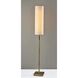 Matilda 62 inch 15.00 watt Antique Brass Floor Lamp Portable Light, with Smart Switch