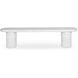 Eris White Outdoor Dining Bench
