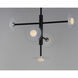 Helio LED 26.5 inch Black Multi-Light Pendant Ceiling Light