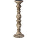 Distressed 6 X 4 inch Candle Holder