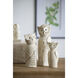 Vivek Off-White Figurine, Set of 3