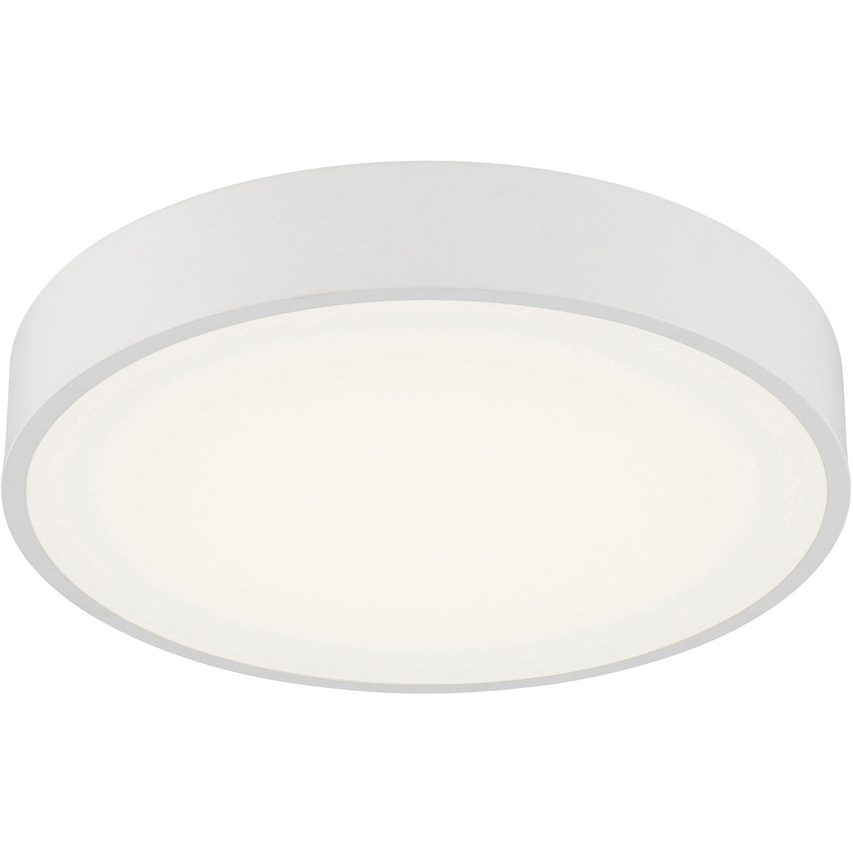 Como LED 17.75 inch White Flush Mount Ceiling Light