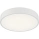 Como LED 17.75 inch White Flush Mount Ceiling Light