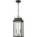 Braddock 2 Light 10 inch Architectural Bronze Outdoor Pendant