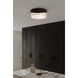 Sway 3 Light 16 inch Dark Bronze Flush Mount Ceiling Light
