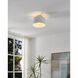 Leilani 1 Light 11 inch Brushed Nickel Semi-Flush Mount Ceiling Light