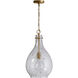 Tatum 1 Light 12 inch Patinaed Brass Pendant Ceiling Light