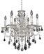 Cassella 6 Light 25 inch Two-Tone Silver Chandelier Ceiling Light