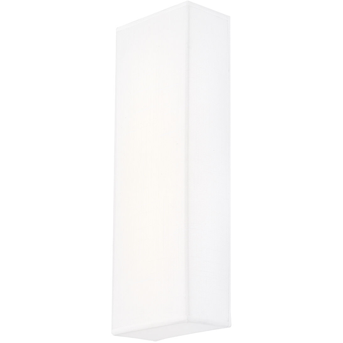 Textile Collection - Classic Family 5.5 inch ADA Wall Sconce Wall Light in White Linen, EVOLV