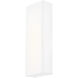 Textile Collection - Classic Family 5.5 inch ADA Wall Sconce Wall Light in White Linen, EVOLV