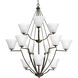 Bravo 12 Light 38 inch Antique Bronze Chandelier Ceiling Light
