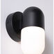 Irvine LED 12 inch Black Outdoor Sconce