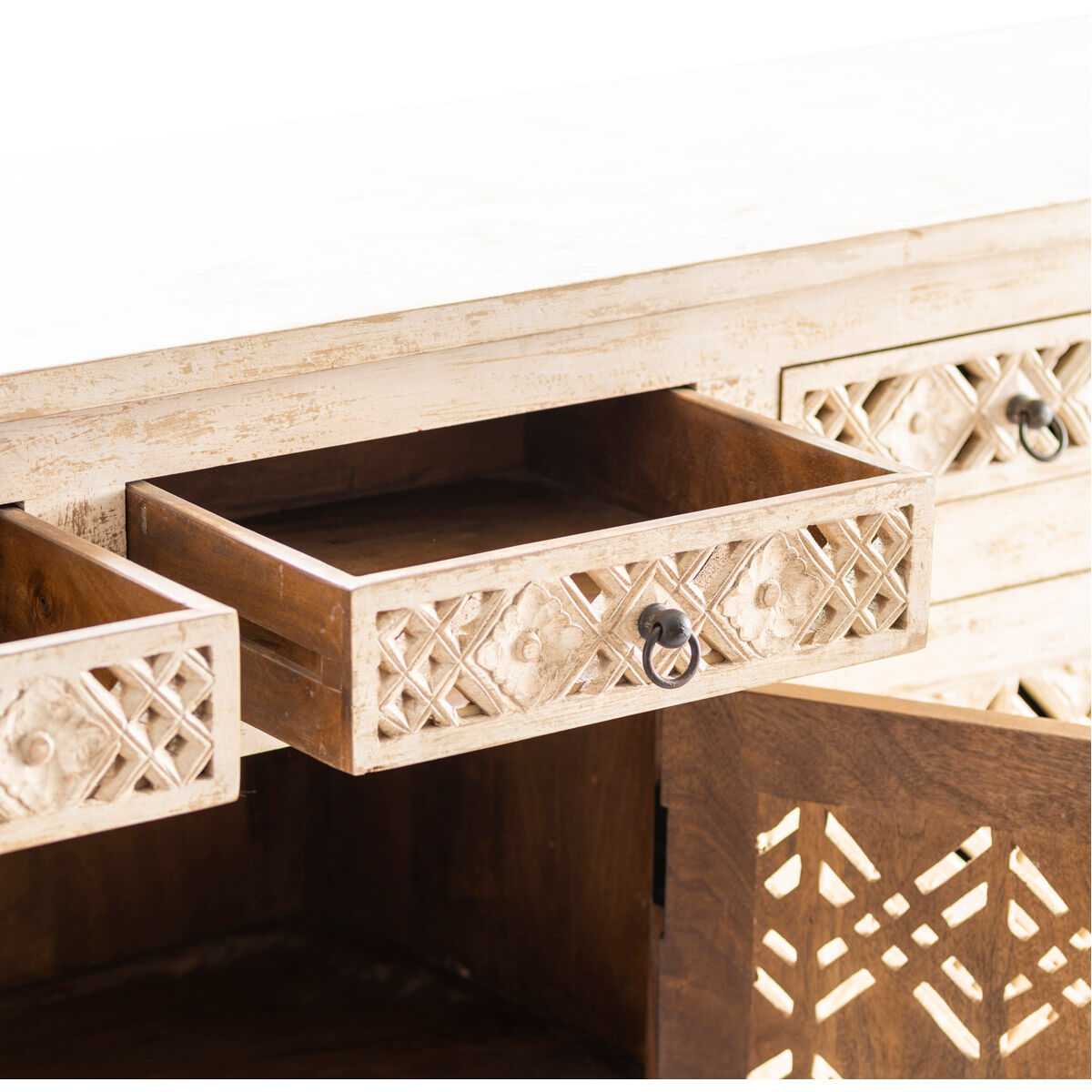 Amelia 73 X 17 inch Cream Sideboard