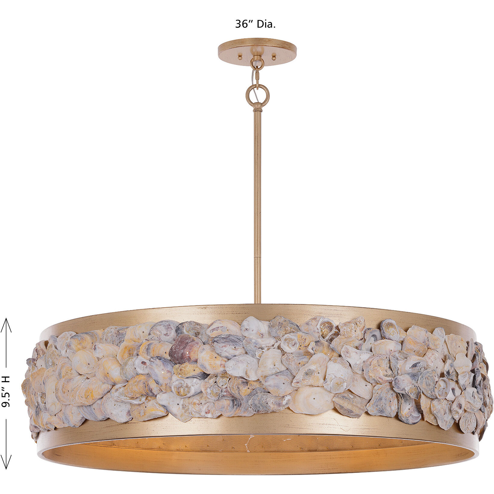 Leanne 6 Light 36 inch Chandon Pendant Ceiling Light