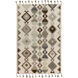Tallo 120 X 96 inch Neutral and Gray Area Rug, Wool and Cotton