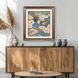 Garden Birds Blue and Brown and Beige and Green Framed Art, Propac