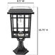 Grand Prairie 15.75 inch Black Solar Light