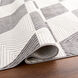 Brenta 90 X 63 inch Black/White Rug in 5 x 7