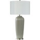 Cameron 36 inch 150.00 watt Cream and Grey Table Lamp Portable Light