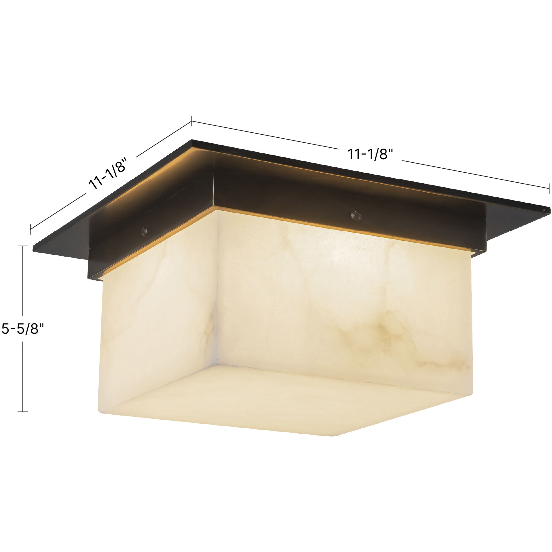 Mineral 2 Light 11.13 inch Urban Bronze and Matte Opal Glass Flush Mount Ceiling Light in Opal Glass Shade