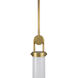 Wynwood 1 Light 3.5 inch Vintage Brass/Glossy Opal Pendant Ceiling Light