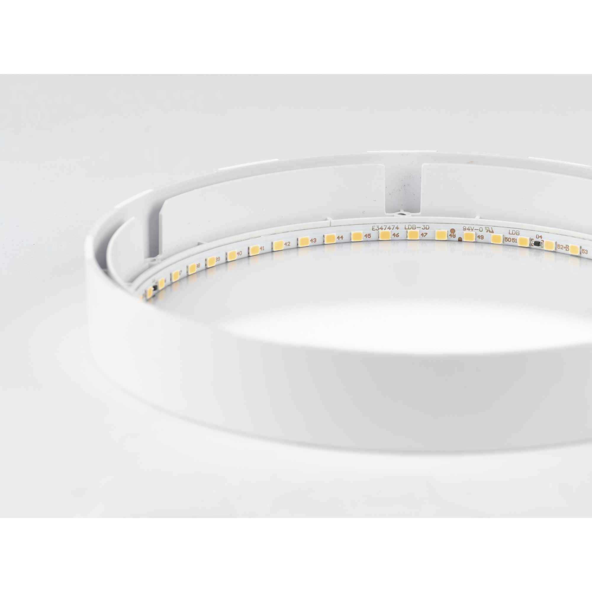 Everlume LED 7 inch White Edgelit Flush Mount Ceiling Light, Progress LED
