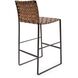 Irving 40 inch Buffalo Brown/Black Barstool