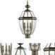 Ashford 3 Light 23 inch Antique Nickel Outdoor Post Light
