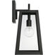 Leighton 1 Light 16 inch Black Outdoor Wall Lantern in Incandescent