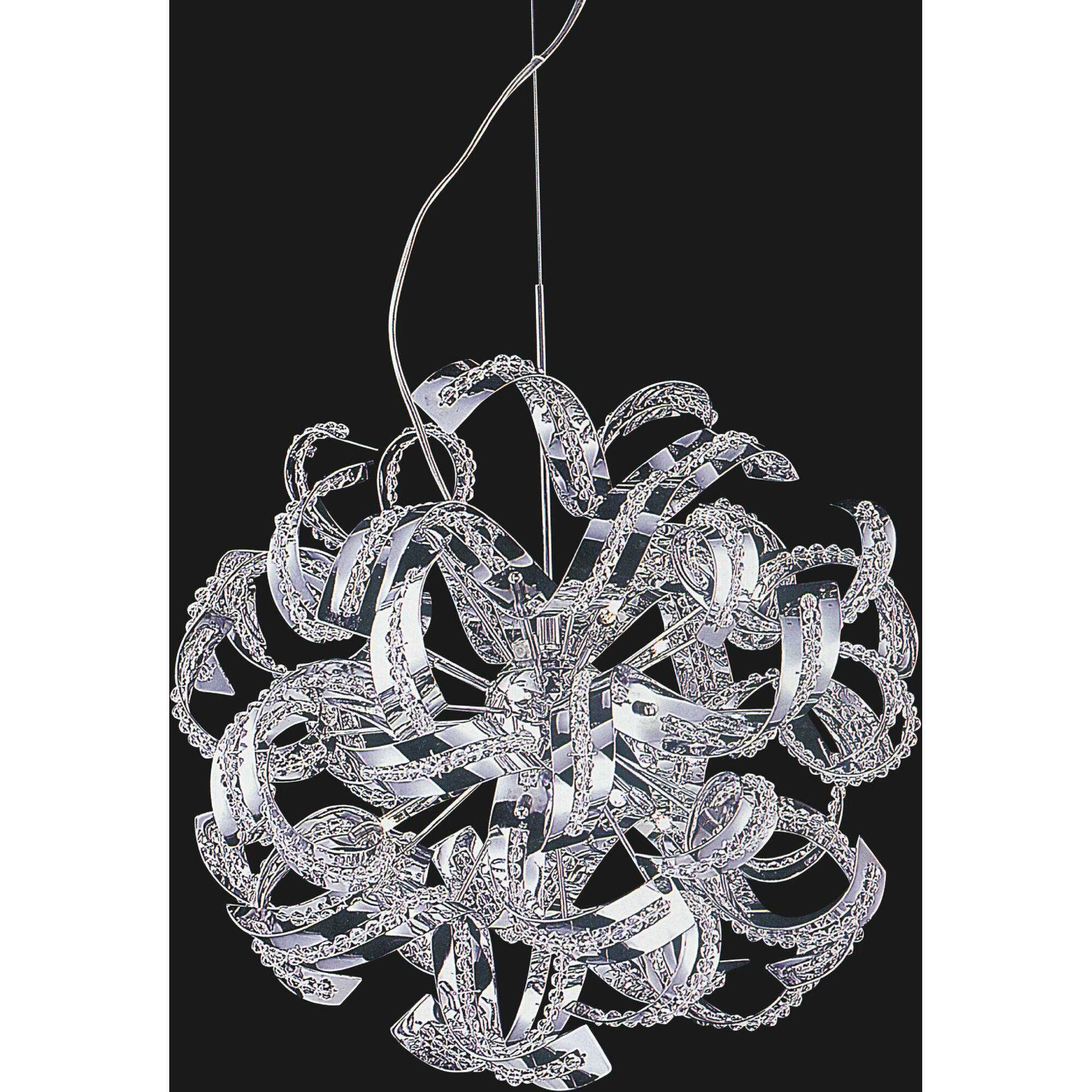 Swivel 14 Light 22 inch Chrome Chandelier Ceiling Light